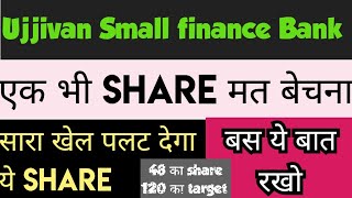 Ujjivan Small Finance Bank |Ujjivan Small Finance Bank Share Big Update | Ujjivan Small Finance Bank
