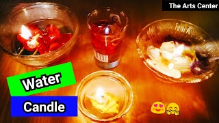 DIY Water candles | Making candles with WATER? by The Arts Center