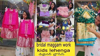 customised collection  ✨ bridal maggam work blouses,  designer blouses, long frocks, maxi tops 💃