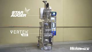 Packaging Powder into Small Format Pouches with Star Auger and VerTek 800