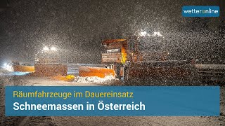 Schneemassen in Österreich - Verkehrschaos in Kärnten