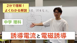 電磁誘導と誘導電流の違い【中学理科】