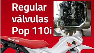 COMO REGULAR AS VÁLVULAS DA POP 110i