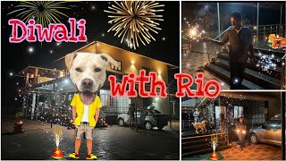 Diwali celebration with Family  |  What Rio did on diwali  🐾🐕‍🦺