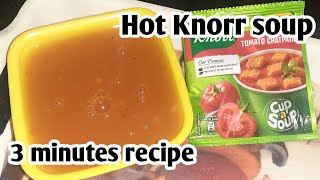 ಎಣ್ಣೆ ಬೇಡ, ತರಕಾರಿ ಬೇಡ 3 ನಿಮಿಷದಲ್ಲಿ ಮಾಡಿ ಈ ಸೂಪ್/KNORR SOUP RECIPE/instant recipe