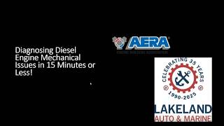Diagnosing Mechanical Engine Issues in 15 Minutes or Less on Diesel Engines