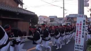 2012東八田だんじり祭り　曳き出し　（オハラ１－２）