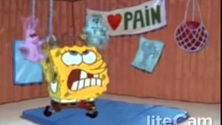 SpongeBob Weightlifting
