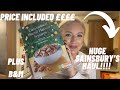 Huge Sainsbury’s Haul | plus some bits from B&M | prices included | #mrs_leanne_jones