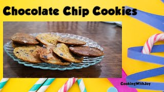 Chocolate Chip Cookies Without Oven || Chocolate Cookies At Home || The Most Crispy Cookies Recipe