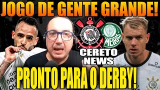 CORINTHIANS PRONTO PARA O DERBY! MENINOS DO SUB -20 DO TIMÃO NÃO VÃO JOGAR! NOTÍCIAS DO CORINTHIANS!