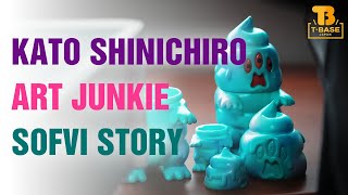 Soft vinyl story of soft vinyl artist art junkie. Atelier, coloring, interview, and AJ Kato's story.