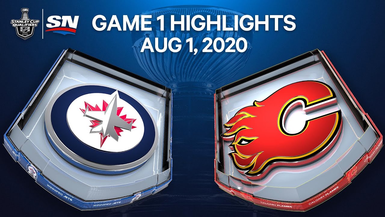 NHL Highlights | Jets Vs. Flames, Game 1 – Aug. 1, 2020 - YouTube