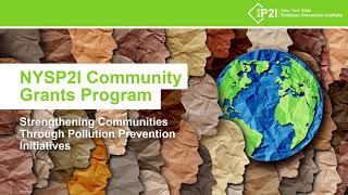 NYSP2I Community Grants Program Overview