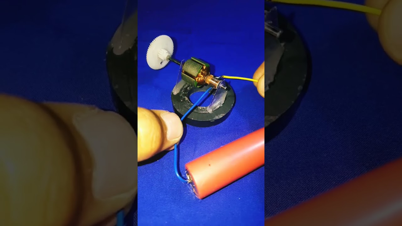 How Does A Dc Motor Work Experiment Youtube