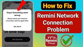 remini not working| how to fix remini not working | rimini network problem | remini net error