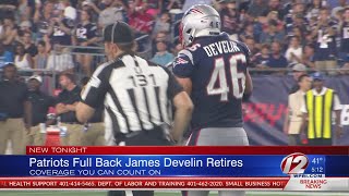 James Develin announces retirement