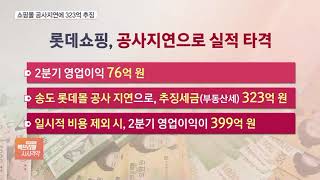 송도 쇼핑몰에 발목잡힌 롯데쇼핑, 공사지연에 323억원 세금추징