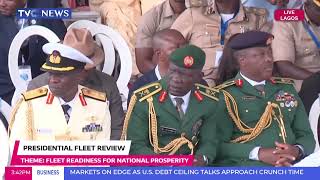 LIVE | Pres. Buhari, Sanwo-Olu Present At Nigerian Navy Fleet Review In Lagos