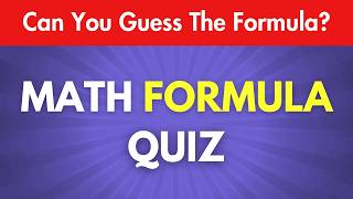 Can You Guess The Math Formula?