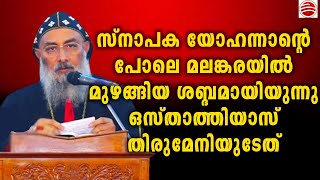 അനുതാപത്തിൻ്റെ സ്വരമായിരുന്നു ഒസ്താത്തിയോസ് തിരുമേനിയുടേത്, സെറാഫിം തിരുമേനി