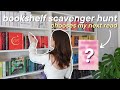 bookshelf scavenger hunt chooses my next read✨😮 spoiler free reading vlog