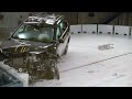 2022 Subaru Ascent updated moderate overlap front IIHS crash test