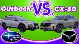 New Mazda CX 50 VS Subaru Outback comparison