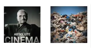 absolute cinema vs trash meme template
