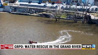 Grand Rapids crews search for person missing in Grand River