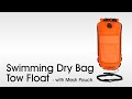 Lomo Swimming Dry Bag Tow Float - with Mesh Pouch