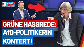 AfD-Politikerin kontert grüne Hassrede! - Gerrit Huy - AfD-Fraktion im Bundestag