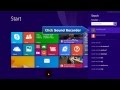 Windows 8.1 - Two ways to open Sound Recorder