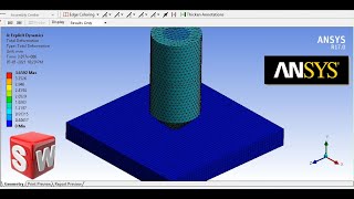 Analysis of Friction Stir Drilling Using ANSYS 17.0 |#ExplicitDynamics | Check Description for more.