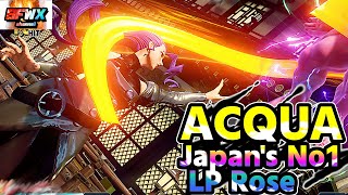 ストリートファイター5 あくあ 日本1位 LP ローズ  sf5 シーズン5 スト5 SF5 SFWX 4K sfv sf5ce