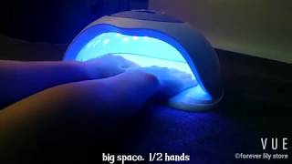 2 hands Nail dryer review 72w super big space for manicure