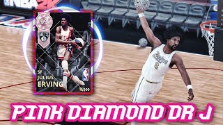 NBA 2K18 PINK DIAMOND 99 OVERALL JULIUS ERVING GAMEPLAY!! DR. J IS THE BEST CARD IN NBA 2K18 MyTEAM