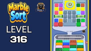 Marble Sort level 316 walkthrough solution