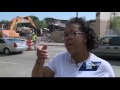 Demolition crews tear down burned businesses in Sherman Park