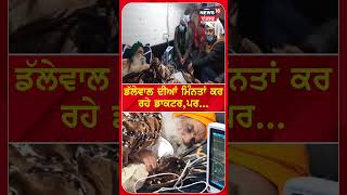 Dallewal ਦੀਆਂ ਮਿੰਨਤਾਂ ਕਰ ਰਹੇ ਡਾਕਟਰ, ਪਰ... | Dallewal Hunger Strike | Khanauri Border | #shorts |N18S