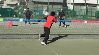 田中ちひろ選手（ヨネックス）のボレーの教え（2014年11月）－その3