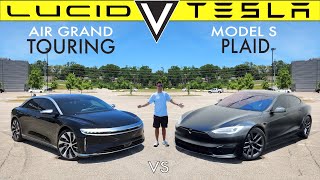 ULTIMATE $150K EVs! -- 2022 Lucid Air vs. Tesla Model S Plaid: Comparison