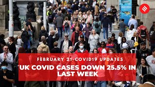 COVID-19 Updates: UK COVID Cases Down 25.5% in last week