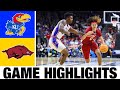 #1 Kansas vs Arkansas Highlights | NCAA Men's Basketball | 2024 College Basketball