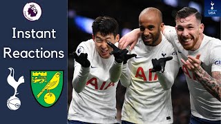 CONTE'S SPURS HIT NORWICH FOR THREE! | Tottenham 3 - 0 Norwich City | Instant Reactions