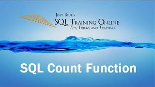 Sql Training Online - Sql Count Function 2019