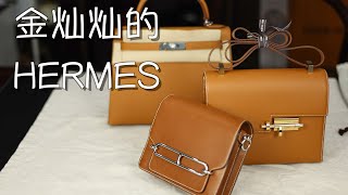 Vlog1212金棕色与浅褐色：金灿灿的HERMES