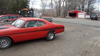 1971 Demon 340 4 speed  radical  donut burnouts #mopar #Dodge #ratmuscle #Demon #goDRIVEit #burnouts