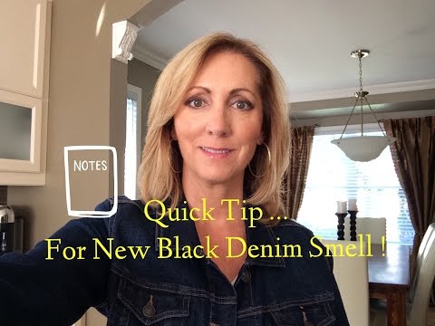 Quick Tip .. For New Black Denim Smell ! Quick Tip .. For New Black Denim Smell !
