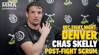 UFC Denver: Chas Skelly Plans Appeal of Stoppage, Says He Was Never Close to Out - MMA Fighting